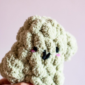 Óriás mosolygó ubi - játék & sport - plüssállat & játékfigura - plüss zöldség, gyümölcs - Meska.hu