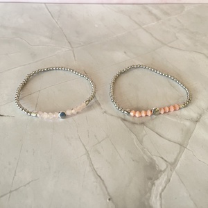 Gyöngy karkötő, Ékszer, Karkötő, Gyöngyös karkötő, Gyöngyfűzés, gyöngyhímzés, MESKA