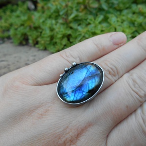 Labradorit gyűrű -  - Meska.hu