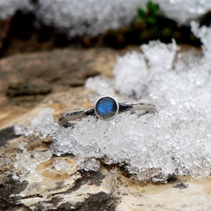 Ezüst Labradorit gyűrű -  - Meska.hu