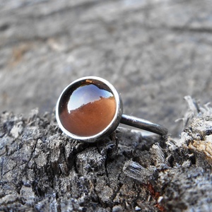 Ezüst Füstkvarc gyűrű -  - Meska.hu