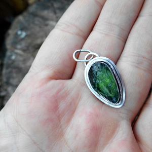 Ezüst Moldavit medál -  - Meska.hu