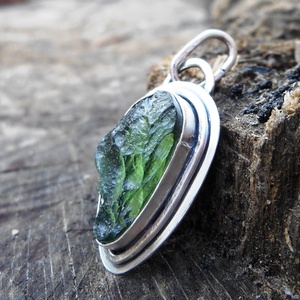 Ezüst Moldavit medál -  - Meska.hu