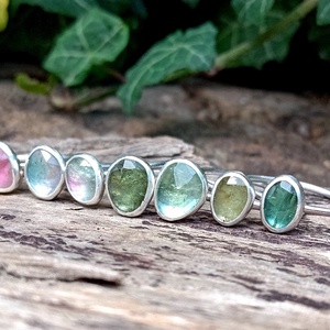 Ezüst Turmalin gyűrű - több szín - ékszer - gyűrű - szoliter gyűrű - Meska.hu