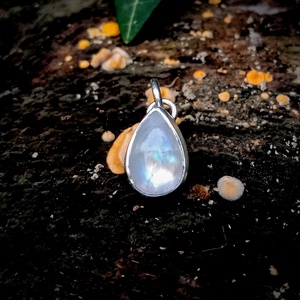 Ezüst Holdkő medál - ékszer - nyaklánc - medál - Meska.hu