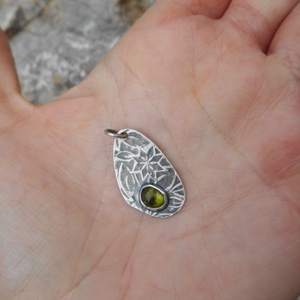 Ezüst Turmalin medál - ékszer - nyaklánc - medál - Meska.hu