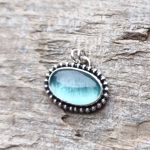 Ezüst Turmalin medál, Ékszer, Nyaklánc, Medál, Ékszerkészítés, Ötvös, MESKA