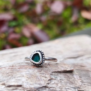 Ezüst Turmalin gyűrű - ékszer - gyűrű - szoliter gyűrű - Meska.hu