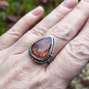 Ezüst Napkő gyűrű -  - Meska.hu