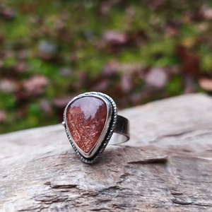 Ezüst Napkő gyűrű -  - Meska.hu