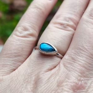 Ezüst Labradorit gyűrű -  - Meska.hu