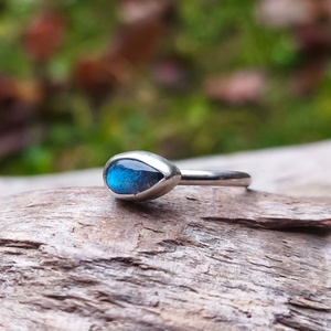 Ezüst Labradorit gyűrű -  - Meska.hu