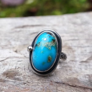 Ezüst Türkiz gyűrű - Meska.hu