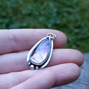 Ezüst Ametrin medál - ékszer - nyaklánc - medál - Meska.hu