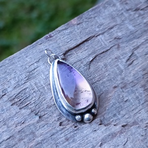 Ezüst Ametrin medál - ékszer - nyaklánc - medál - Meska.hu