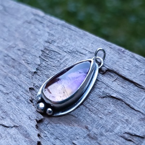 Ezüst Ametrin medál, Ékszer, Nyaklánc, Medál, Ékszerkészítés, Ötvös, MESKA