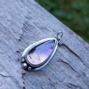 Ezüst Ametrin medál - ékszer - nyaklánc - medál - Meska.hu