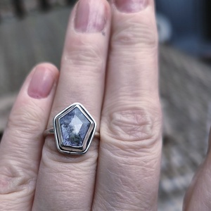 Ezüst Zafír gyűrű - ékszer - gyűrű - statement gyűrű - Meska.hu