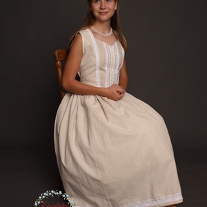 Lenvászon ruha  - ruha & divat - babaruha & gyerekruha - ruha - Meska.hu Lenvászon ruha  - ruha & divat - babaruha & gyerekruha - ruha - Meska.hu