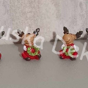Ülő szarvas, rénszarvas - uffffff, karácsonyi dekorációs alapanyag, figura, Kellékek & szerszámok, Dekorációs kellékek, Figurák, , MESKA