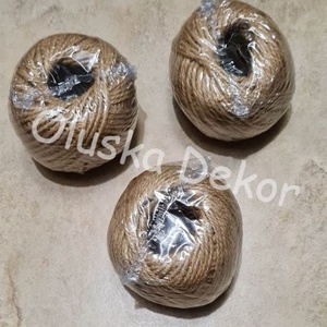 Kender zsineg, spárga, kötöző, juta, dekor, 40 m x 2,5mm, Kellékek & szerszámok, Dekorációs kellékek, Egyéb kellékek, Virágkötés, Mindenmás, MESKA