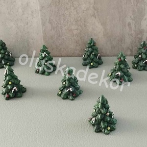 Karácsonyfa, fenyőfa, mini, karácsonyi, adventi hobby, kreatív, dekor termék, 3cm, Kellékek & szerszámok, Dekorációs kellékek, Dekorfenyő, Virágkötés, Mindenmás, MESKA