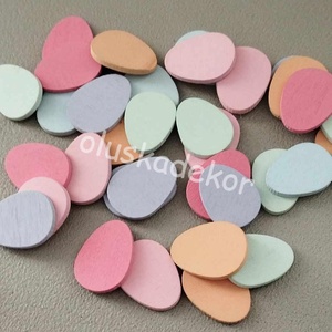 Fa tojás, színes, lézervágott, 3cm, 10db/cs., Kellékek & szerszámok, Dekorációs kellékek, Figurák, , MESKA