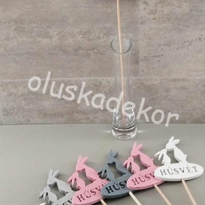 Nyusziapó húsvéti fa beszúró, lézervágott dekorációs kiegészítő - kellékek & szerszámok - dekorációs kellékek - egyéb kellékek - Meska.hu