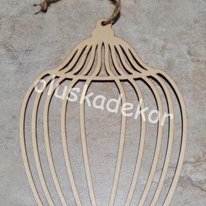 Kalitka, natúr, fa lézervágott dekoráció, 20cm, Kellékek & szerszámok, Dekorációs kellékek, Figurák, Mindenmás, Virágkötés, MESKA