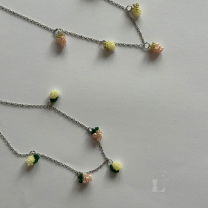 PinkLemonade 5charm nyaklánc - ékszer - nyaklánc - medálos nyaklánc - Meska.hu