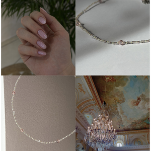 Choker- Fairy - ékszer - nyaklánc - gyöngyös nyaklánc - Meska.hu
