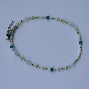 Choker- Zakynthos - ékszer - nyaklánc - gyöngyös nyaklánc - Meska.hu