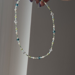 Choker- Zakynthos - ékszer - nyaklánc - gyöngyös nyaklánc - Meska.hu