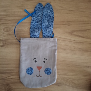 Húsvéti nyuszi zsák - táska & tok - uzsonna- & ebéd tartó - ebéd tasak, doboz - Meska.hu