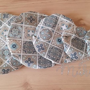 Edényfedő szett, mozaikos, Otthon & Életmód, Konyhafelszerelés, tálalás, Konyhai textil, Edényfogó & Edényfedő, Varrás, MESKA