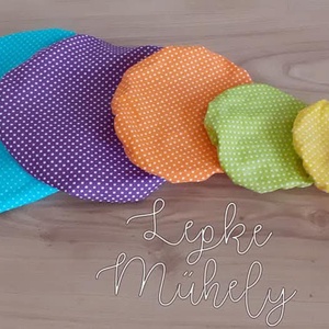 Edényfedő szett, színes pöttyös , Otthon & Életmód, Konyhafelszerelés, tálalás, Konyhai textil, Edényfogó & Edényfedő, Varrás, MESKA