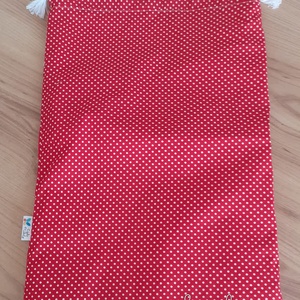 Kenyeres zsák, piros pöttyös , Táska & Tok, Bevásárlás & Shopper táska, Kenyeres zsák, Varrás, MESKA