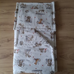 Ovis bélelt ágynemű, erdei állatos,  szürkés barna, Játék & Sport, Ovis felszerelés, Ovis ágynemű, Varrás, MESKA