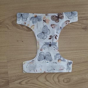 Játékbaba kiegészítők,  szürke lepkés - játék & sport - baba & babaház - babaruha, babakellék - Meska.hu