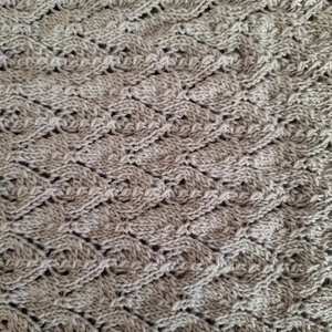 Kézzel kötött sál, szürke - ruha & divat - sál, sapka, kendő - sál - Meska.hu