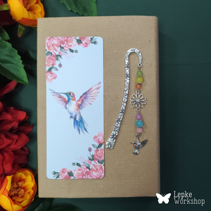 Kolibris könyvjelző - Meska.hu