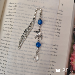 Könyvjelző madaras függővel, Könyv & Zene, Könyvjelző, Ékszerkészítés, MESKA