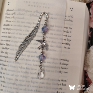 Könyvjelző madaras függővel, Könyv & Zene, Könyvjelző, Ékszerkészítés, MESKA