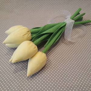 6 db-os tulipán csokor - otthon & lakás - dekoráció - asztal és polc dekoráció - asztaldísz - Meska.hu
