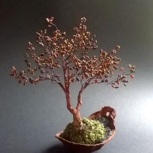 Aranybarna - otthon & életmód - dekoráció - asztal és polc dekoráció - bonsai - Meska.hu