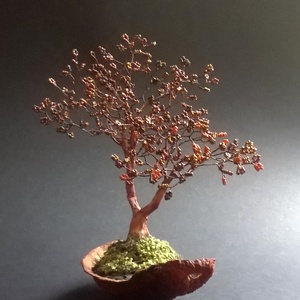 Aranybarna - otthon & életmód - dekoráció - asztal és polc dekoráció - bonsai - Meska.hu