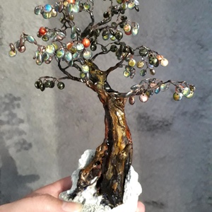 Sokszínű fa - otthon & életmód - dekoráció - asztal és polc dekoráció - bonsai - Meska.hu