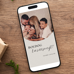 ANIMÁLT KARÁCSONYI KÉPESLAP CSOMAG � hang nélküli Canva videó sablon egyedi és szerkeszthető üdvözlőlap mobiltelefonra - művészet - grafika & illusztráció - digitális - Meska.hu