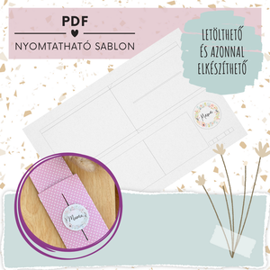 Kihúzható anyák napi képeslap - PDF nyomtatható sablon mamának - Kreatív ajándékkísérő � DIY papírkártya, üdvözlőlap - művészet - grafika & illusztráció - digitális - Meska.hu