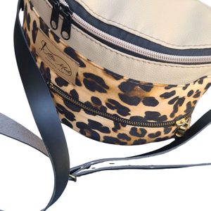 Műbőr és párduc mintás táska, Táska & Tok, Kézitáska & válltáska, Kézitáska, Újrahasznosított alapanyagból készült termékek, Varrás, MESKA